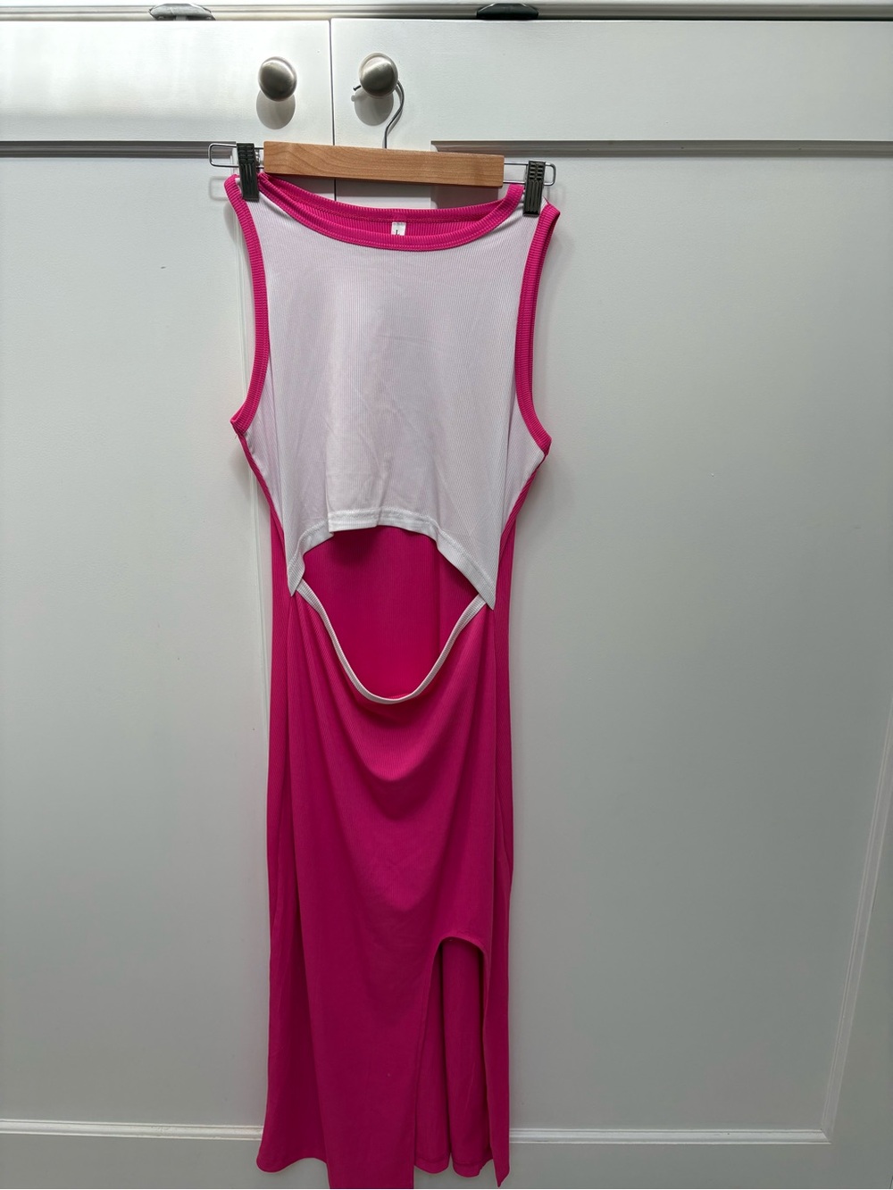 Amazon Two Tone Cut Out Dress